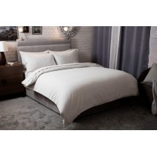 Belledorm Brushed Cotton Flat Sheets in Grey